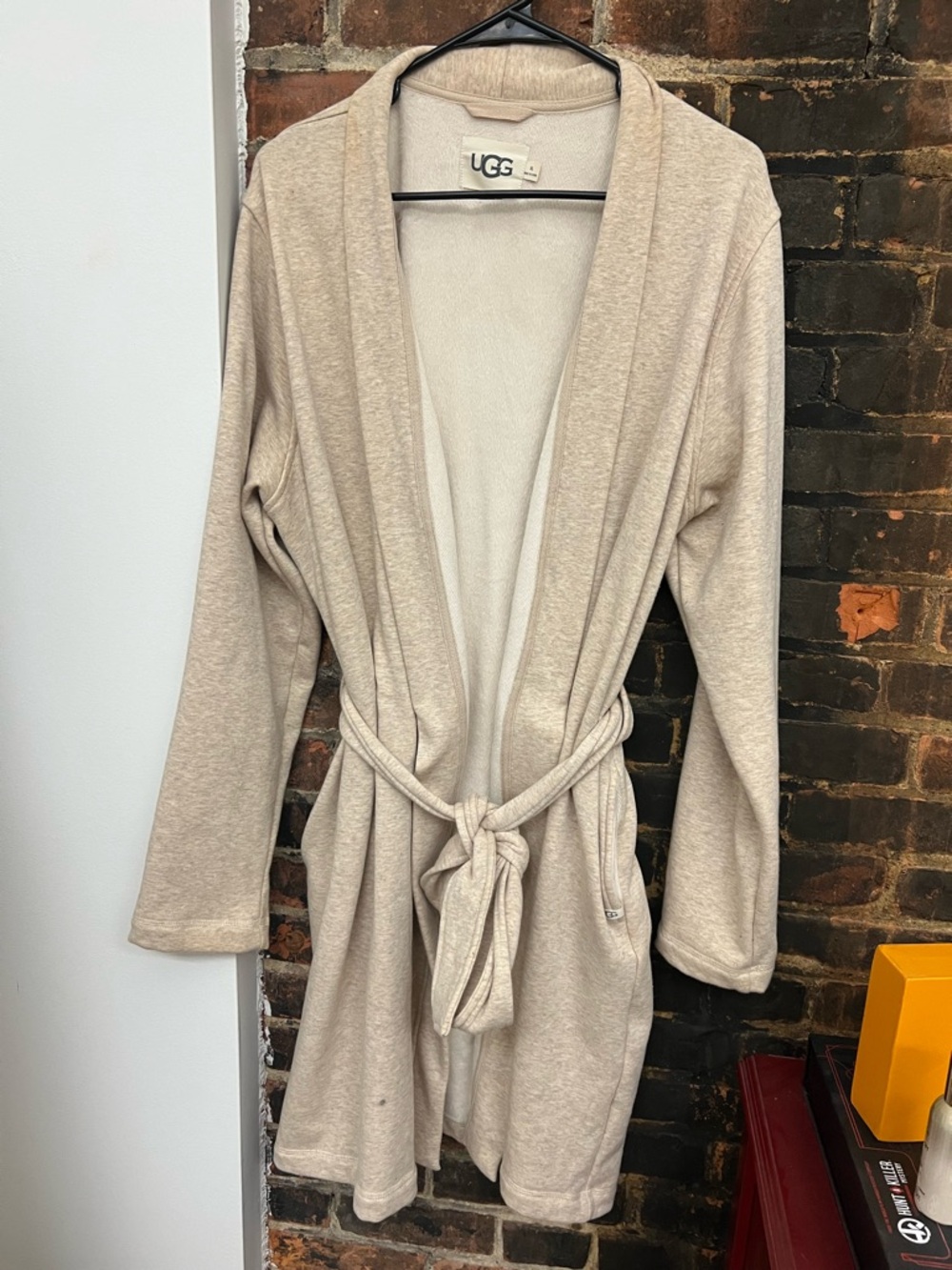 UGG Women's Cream Cozy Robe with Tie Belt